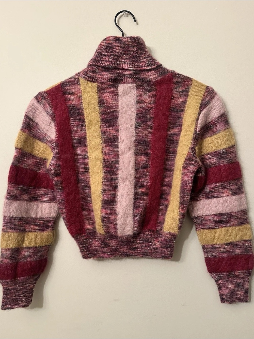 Dsquared2 67% Mohair Cropped Turtleneck Sweater NWT Made in Italy Size S - Picture 2 of 6